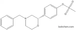 Molecular Structure of 920799-62-8 (Phenol, 4-[(2S)-4-(phenylmethyl)-2-morpholinyl]-, 1-methanesulfonate)
